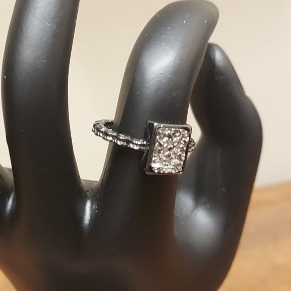 Charmed Aroma Druzy Square Cut Ring - Picture 5 of 6